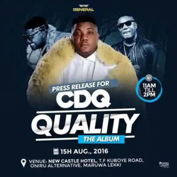 CDQ Holds Press Brief For Debut Album Launch